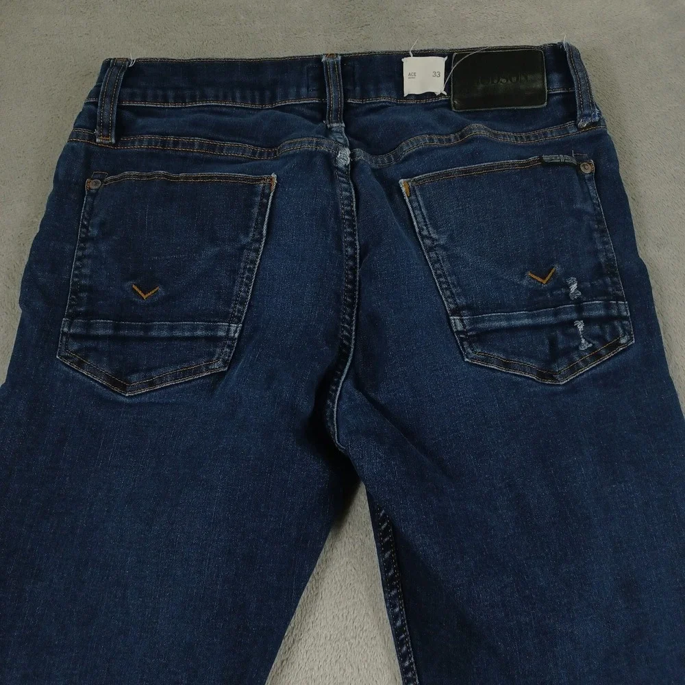Hudson Jeans Mens 32x29 Blue Denim Ace‎ SKinny Preppy Modern Casual